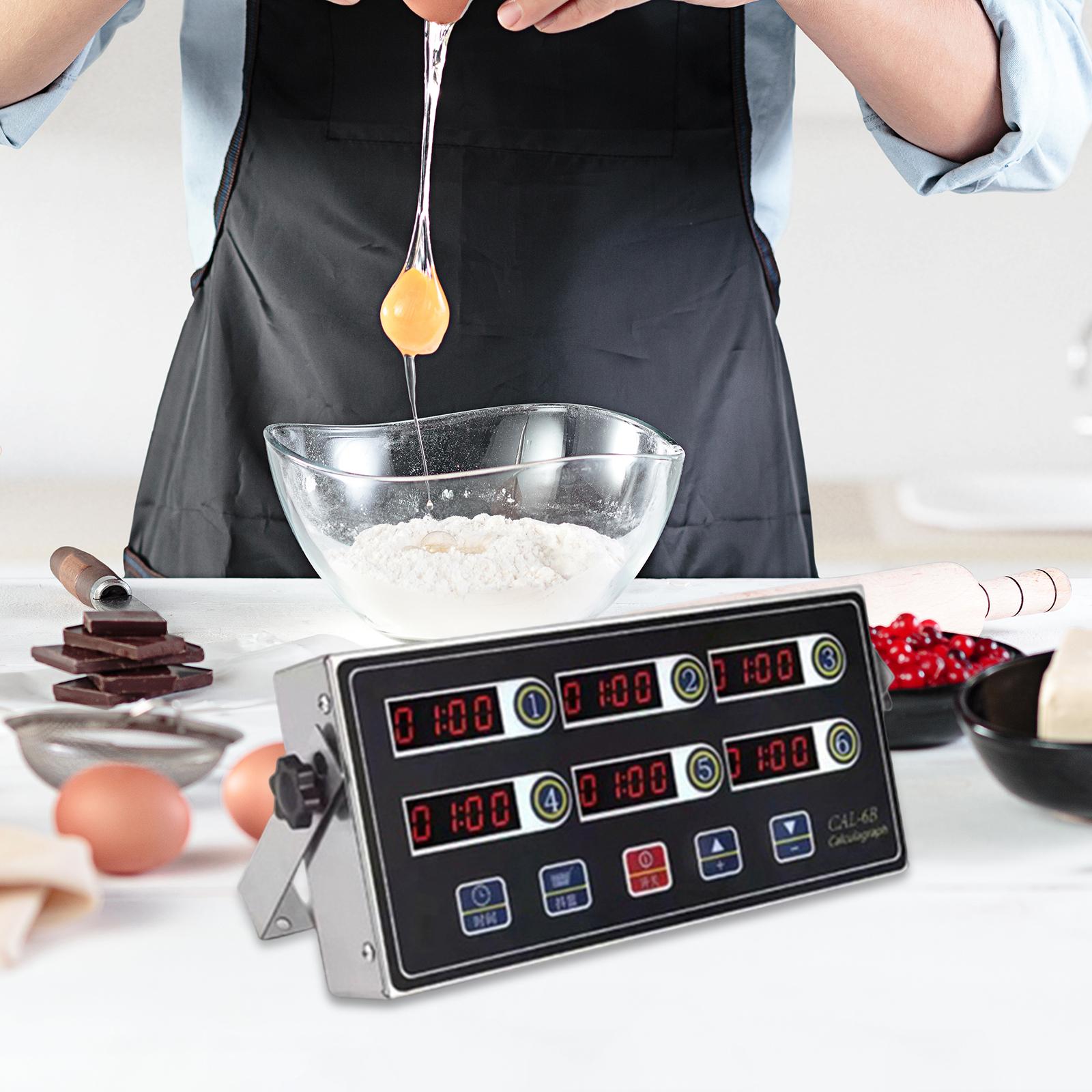Commercial Kitchen Timer - Multi Channel LED Kitchen Timer Programmable