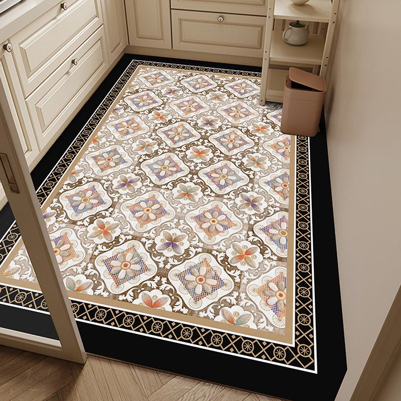 Commercial Kitchen Tiles - PVC Kitchen Floor Mat Waterproof Oil-proof