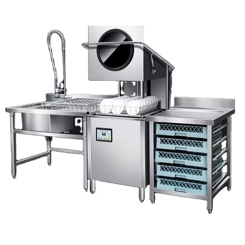 Commercial Kitchen And - Custom Restaurant Kitchen Freestanding Automatic Hood
