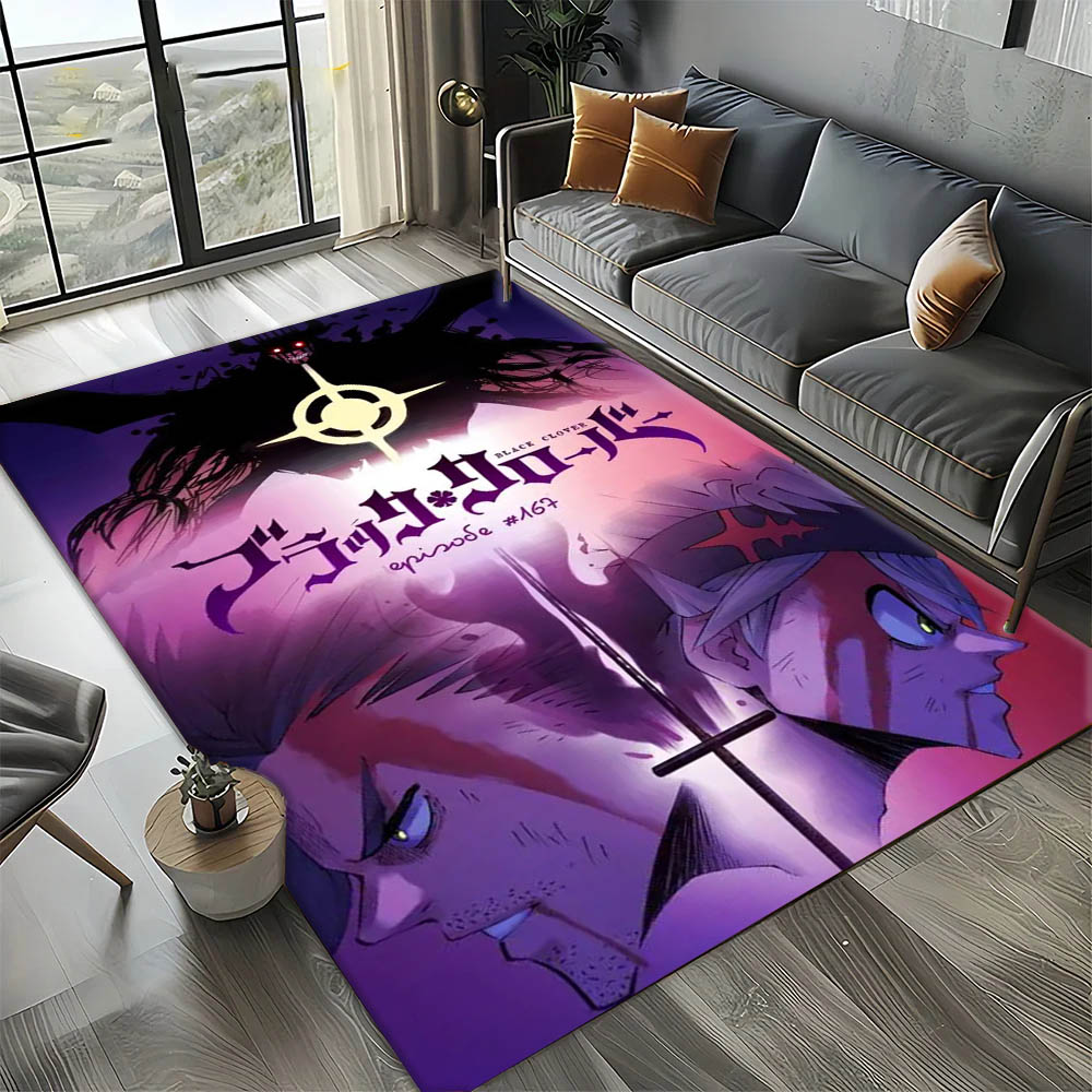 Kitchen Flooring Commercial - Cartoon Anime B-Black H-Hot Clover Carpet