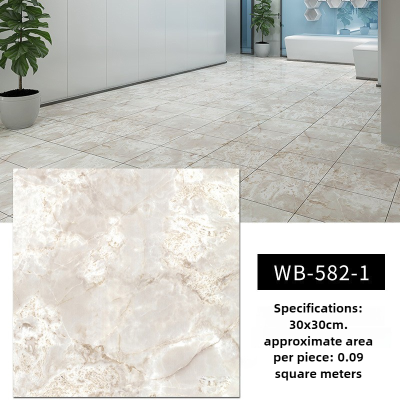 10pcs Self-Adhesive Floor Tile - Commercial Kitchen Tiles ulasan dan harga