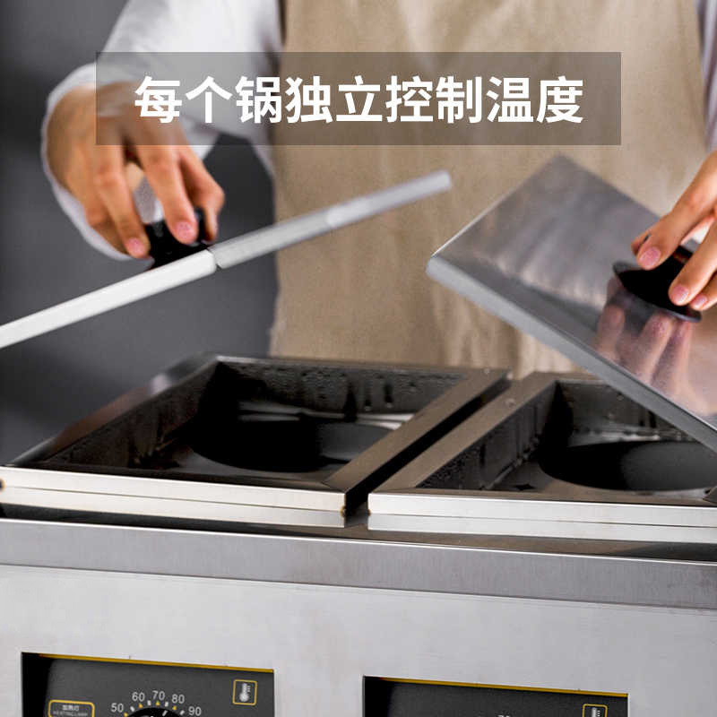 Commercial double-head four-he - Induction Cooker Commercial ulasan dan harga