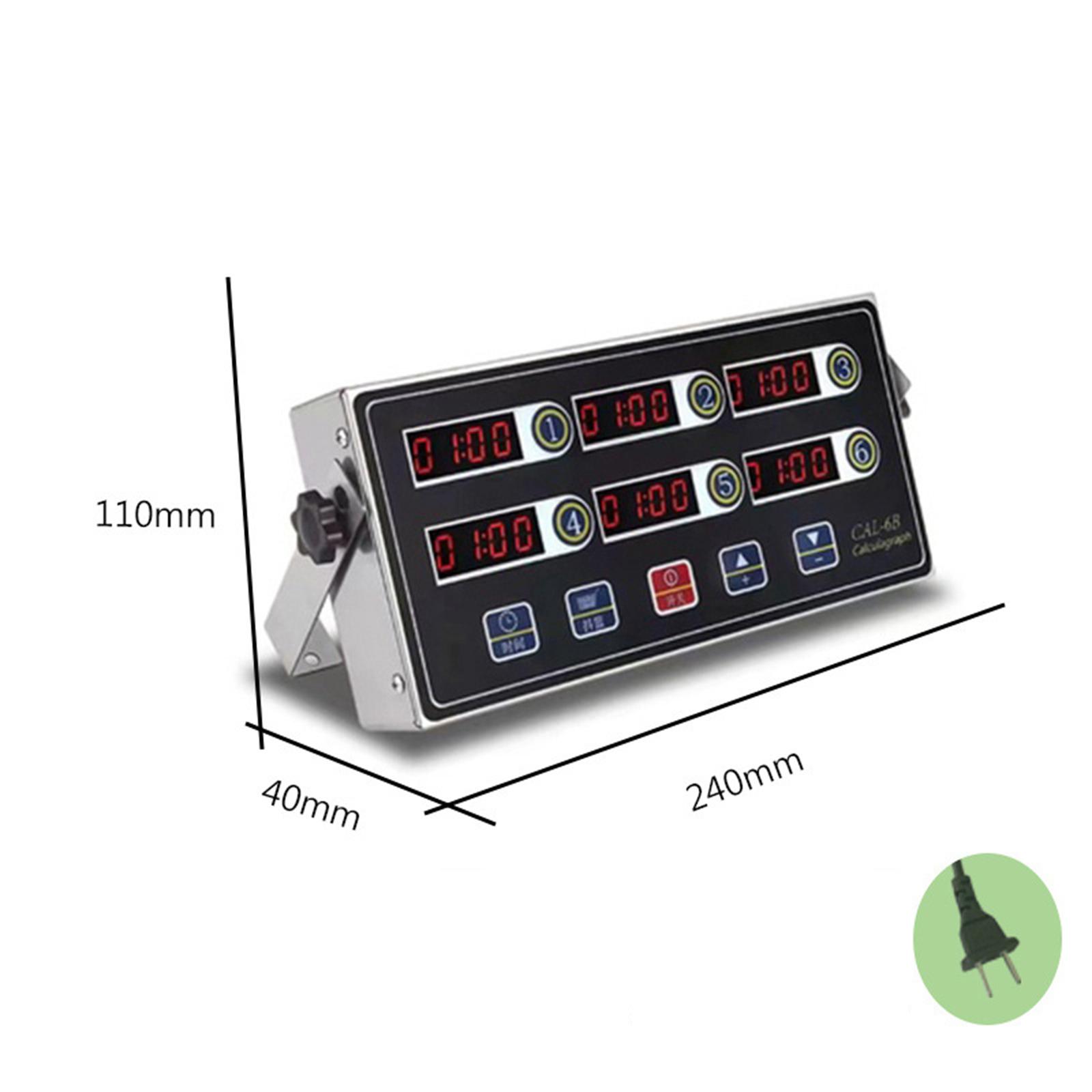 Multi Channel LED Kitchen Time - Commercial Kitchen Timer ulasan dan harga