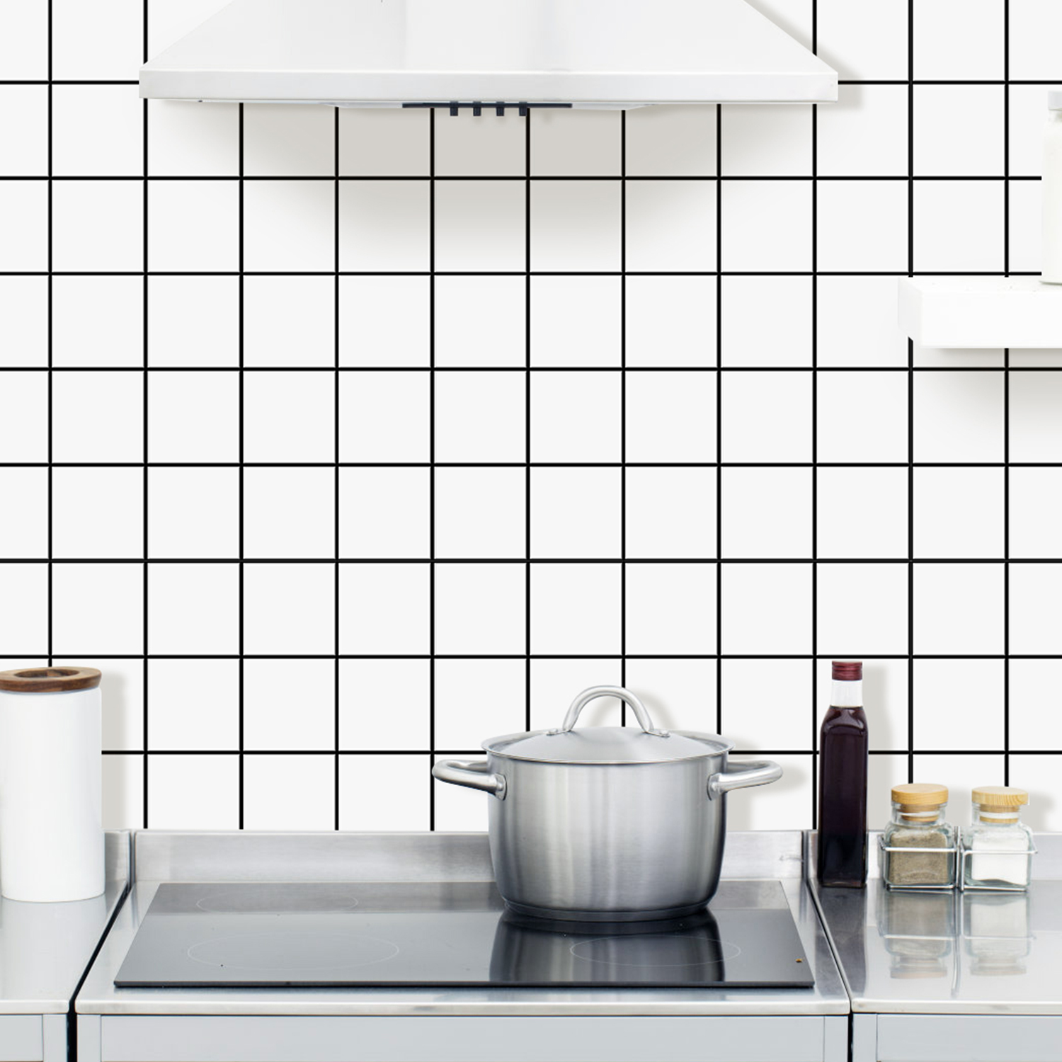 10pcs Premium Square Wall Tile - Commercial Kitchen Fridge ulasan dan harga
