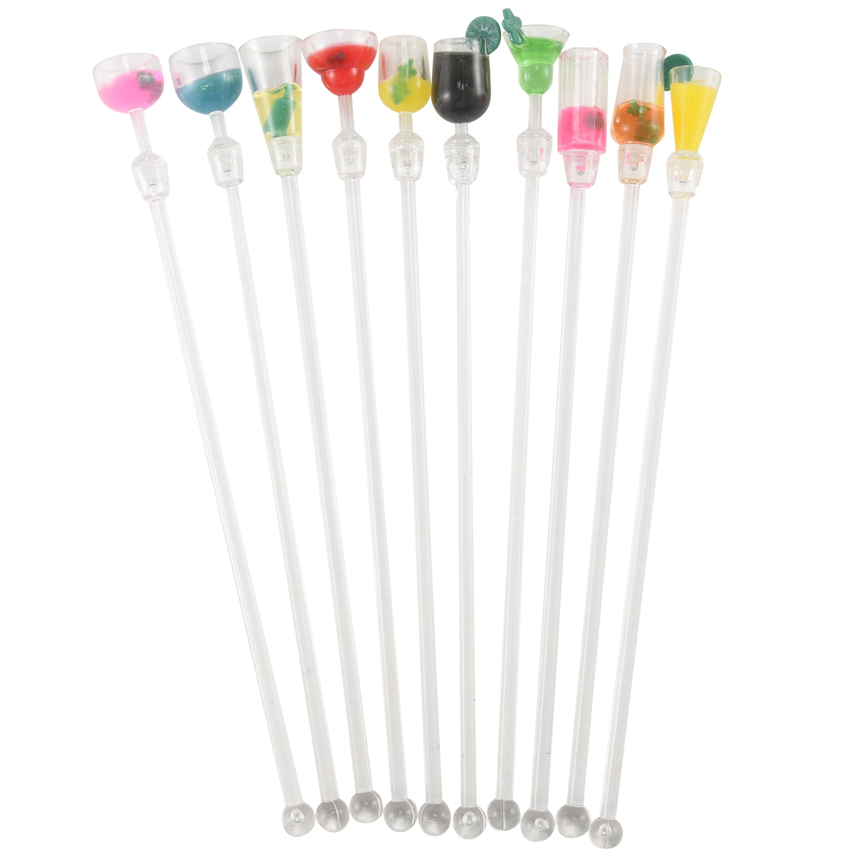 10Pcs Cocktail Stirrer Drink M - Bar Blender Mixing ulasan dan harga