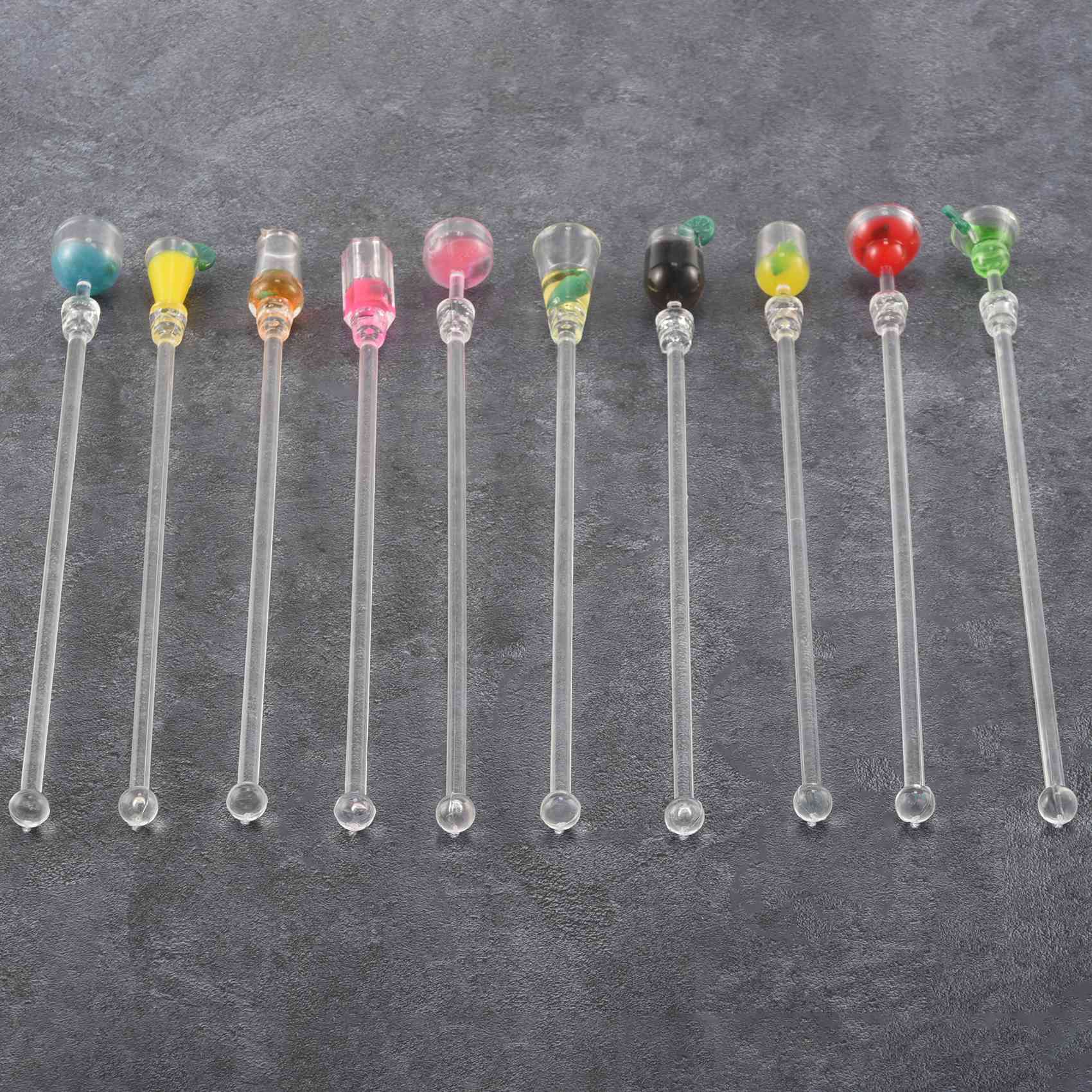 10Pcs Cocktail Stirrer Drink M - Bar Blender Mixing ulasan dan harga