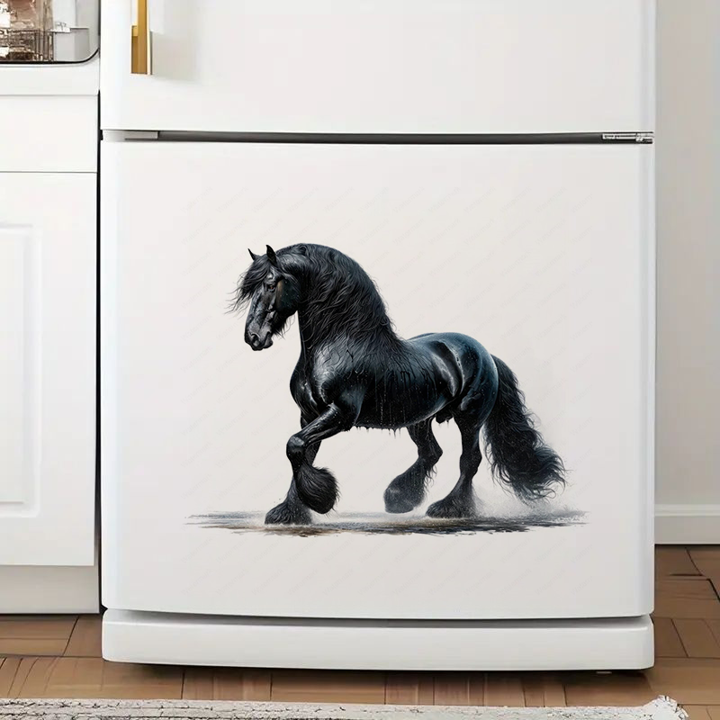 QT644# Friesian Horse Self-Adh - Commercial Kitchen Tiles ulasan dan harga
