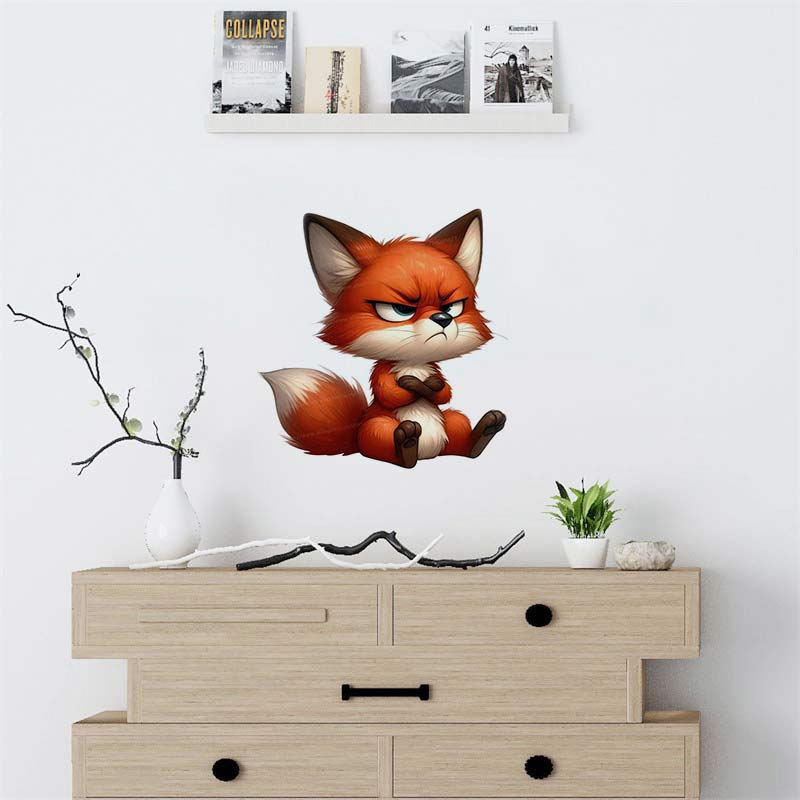 Grumpy Animals Wall Sticker Li - Commercial Kitchen Fridge ulasan dan harga