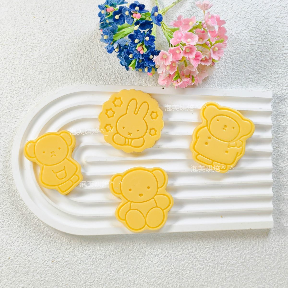 Cute 3D Press Cookie Mold with - Commercial Kitchen Items ulasan dan harga