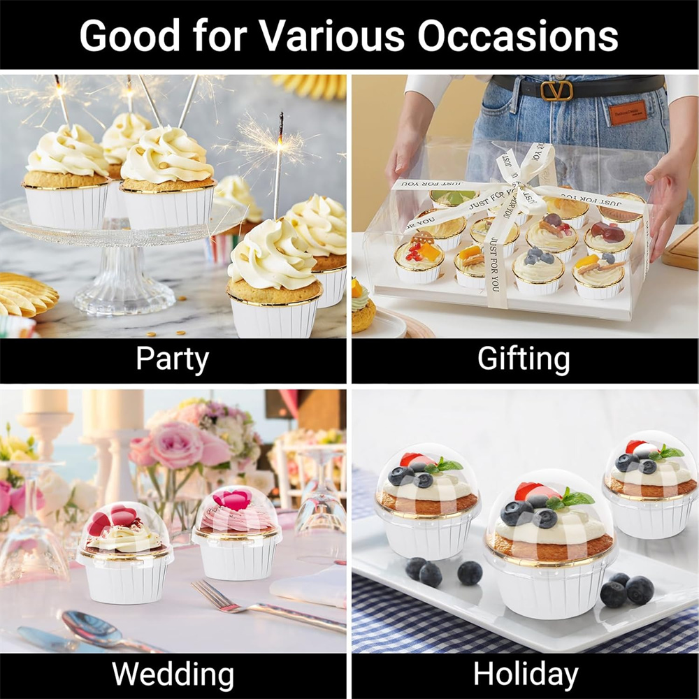 50 pcs Muffins Cup Paper Cupca - Commercial Kitchen Items ulasan dan harga