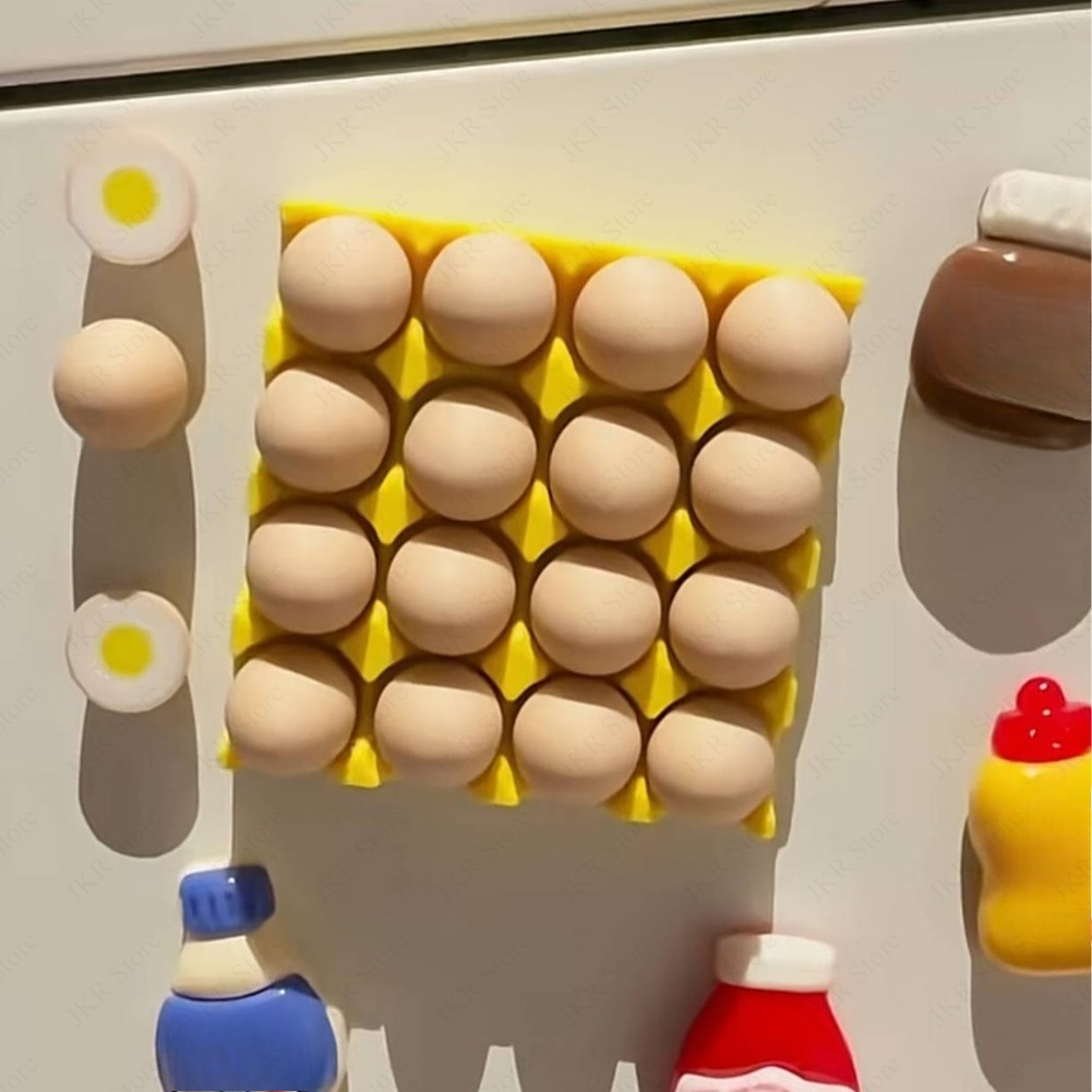 Egg Tray Fridge Magnet Set Cut - Commercial Kitchen Fridge ulasan dan harga