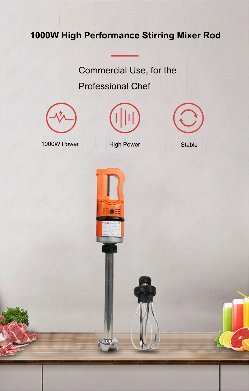 K4B-530 Electric Hand Blender  - Bar Blender Mixing ulasan dan harga