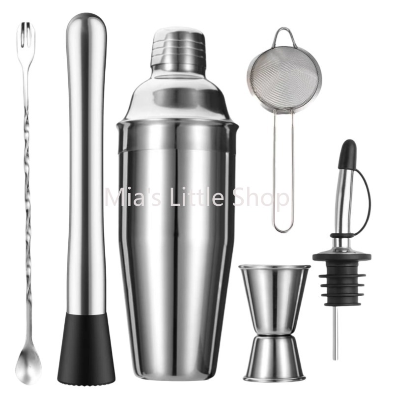 Glass Cocktail Shaker Set, Han - Bar Blender Mixing ulasan dan harga