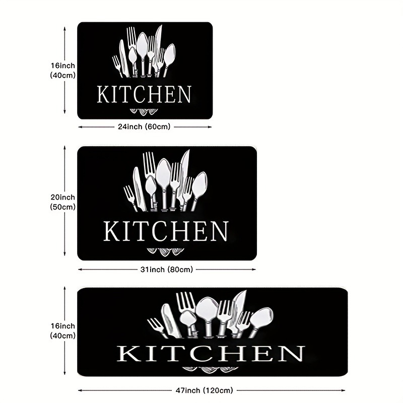 1 Piece Black Kitchen Floor Ma - Kitchen Flooring Commercial ulasan dan harga