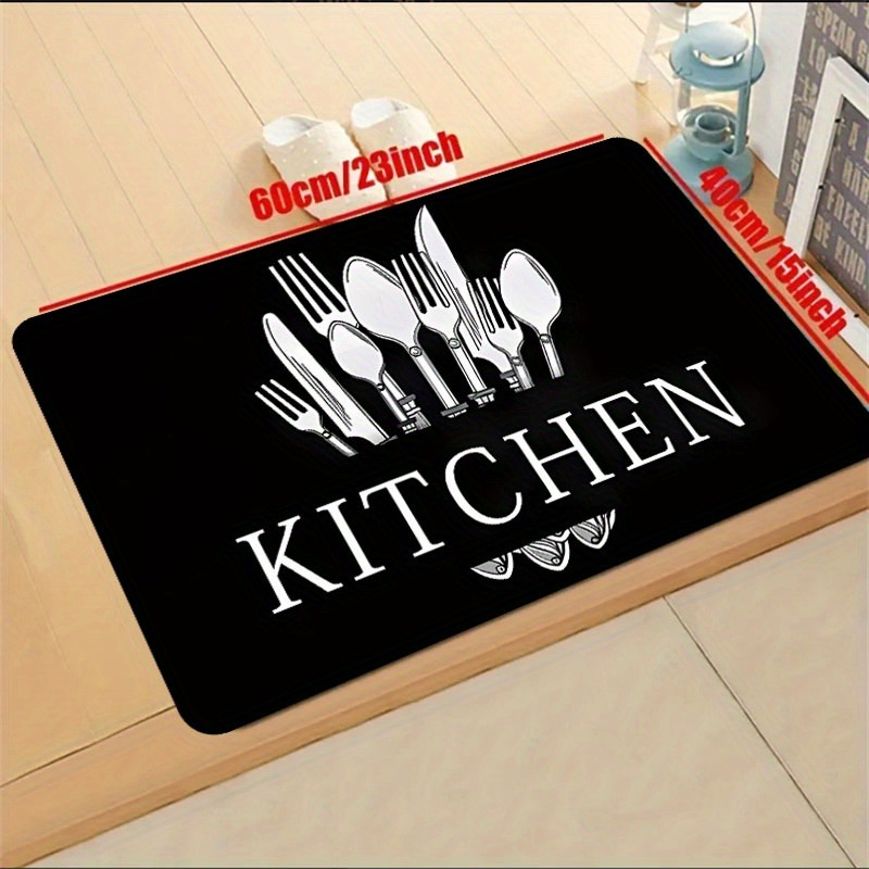 1 Piece Black Kitchen Floor Ma - Kitchen Flooring Commercial ulasan dan harga