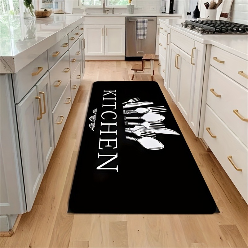 1 Piece Black Kitchen Floor Ma - Kitchen Flooring Commercial ulasan dan harga