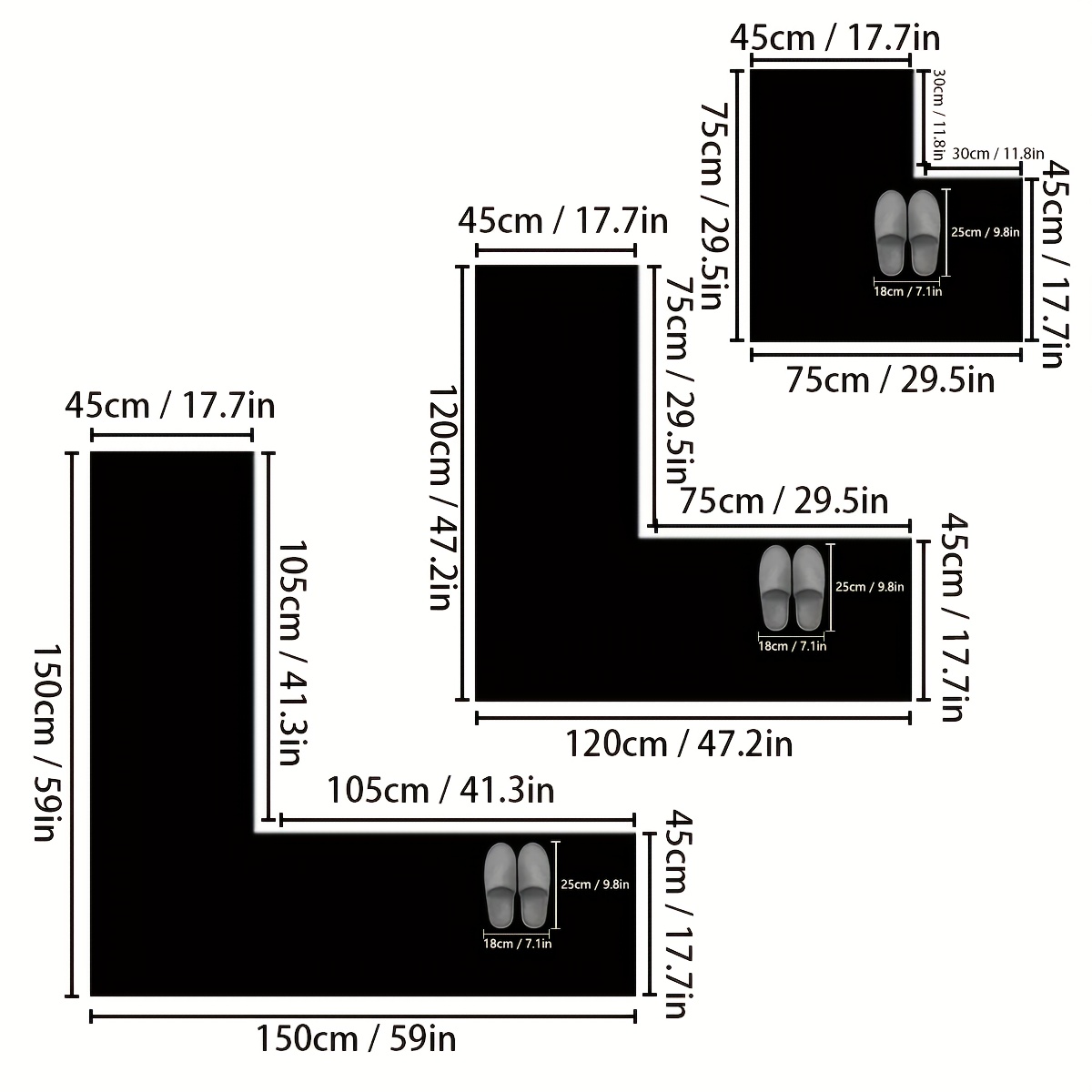 Flannel kitchen L-shaped carpe - Kitchen Flooring Commercial ulasan dan harga