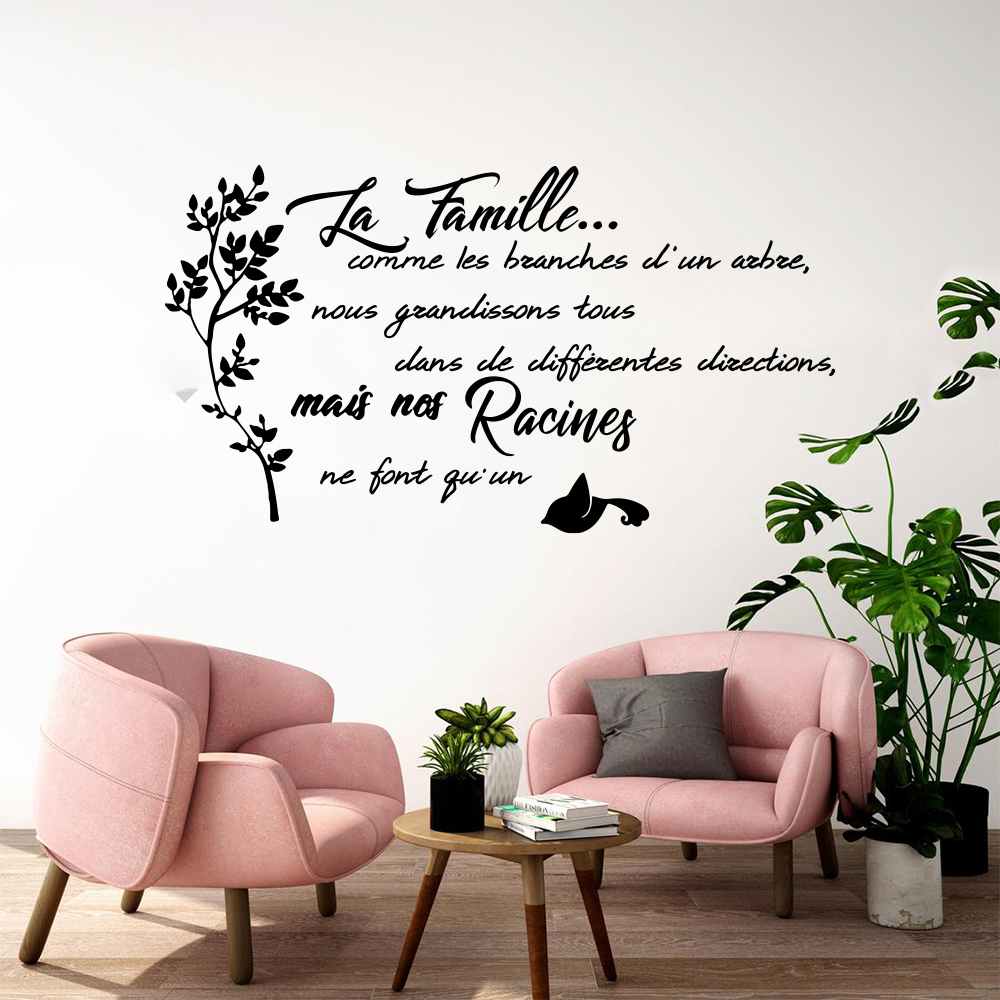 French Family Quote Tree Bird  - Commercial Kitchen Tiles ulasan dan harga