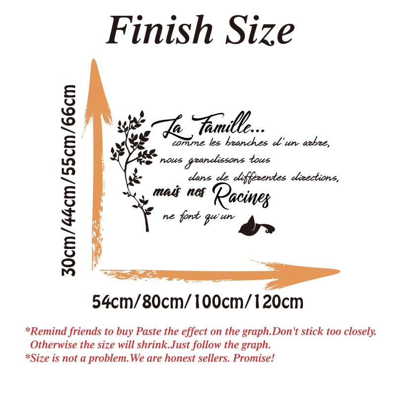 French Family Quote Tree Bird  - Commercial Kitchen Tiles ulasan dan harga