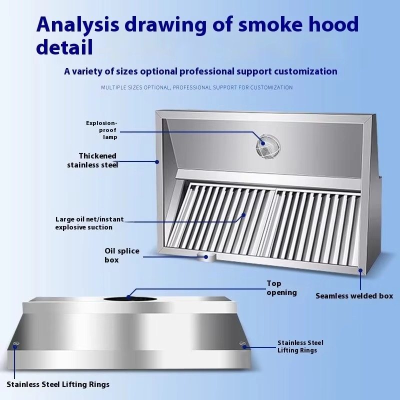 Kitchen Cooker Slim Line Exhau - Commercial Kitchen Hood Exhaust Fans ulasan dan harga