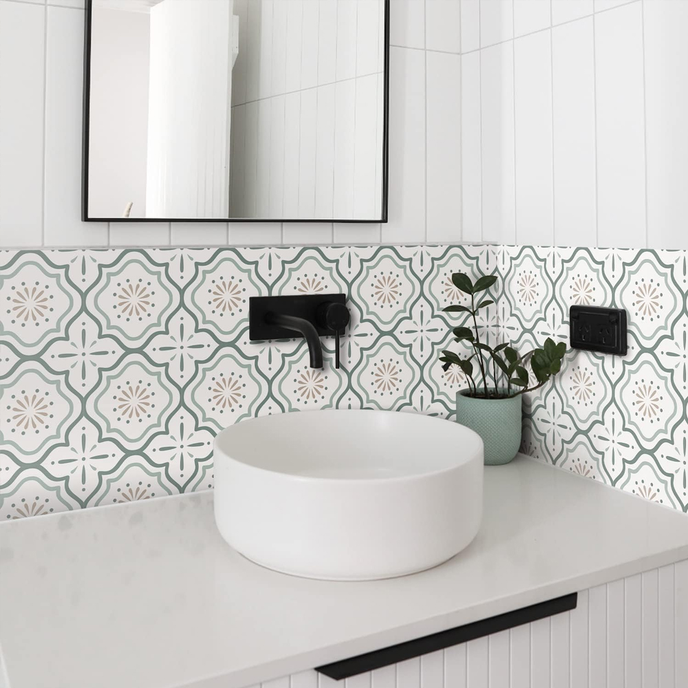 Vinyl Waterproof Tile Sticker, - Commercial Kitchen Tiles ulasan dan harga