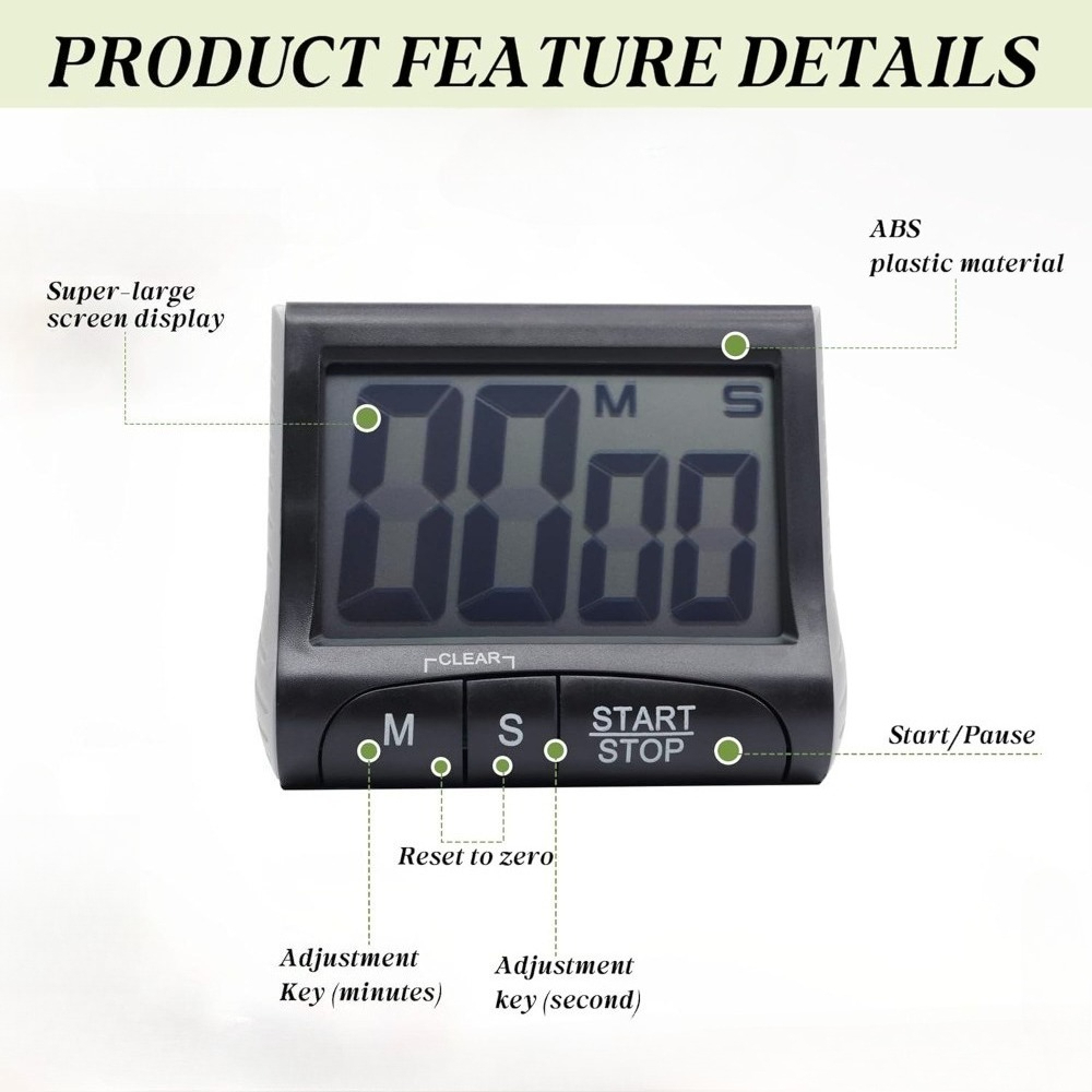 Display Kitchen Timer Magnetic - Commercial Kitchen Timer ulasan dan harga