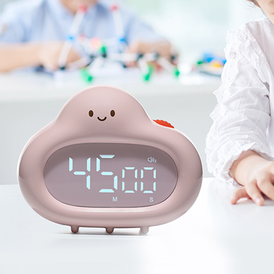 1pc, Creative White Cloud Shap - Commercial Kitchen Timer ulasan dan harga