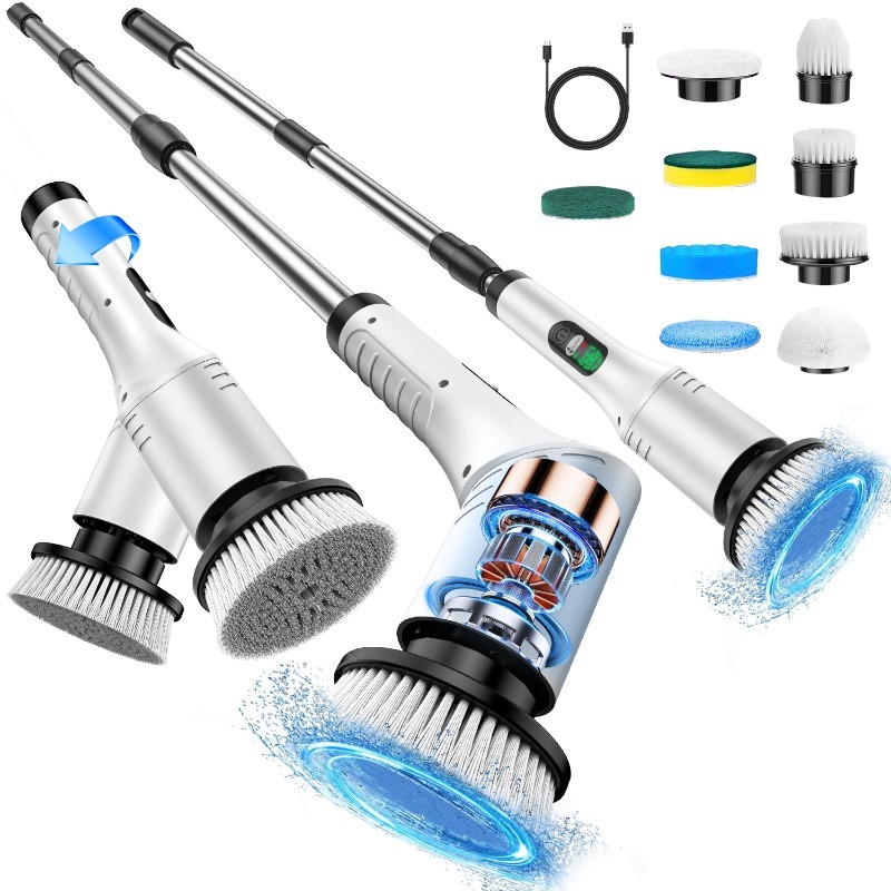 Electric Spin Scrubber 9 in 1  - Commercial Kitchen Tiles ulasan dan harga
