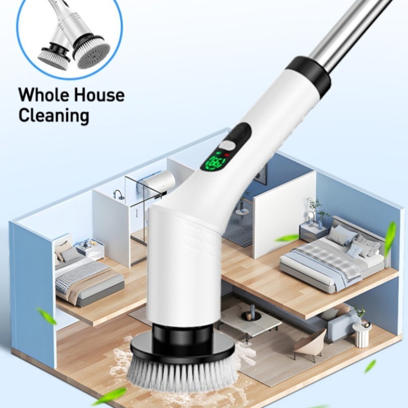 Electric Spin Scrubber 9 in 1  - Commercial Kitchen Tiles ulasan dan harga