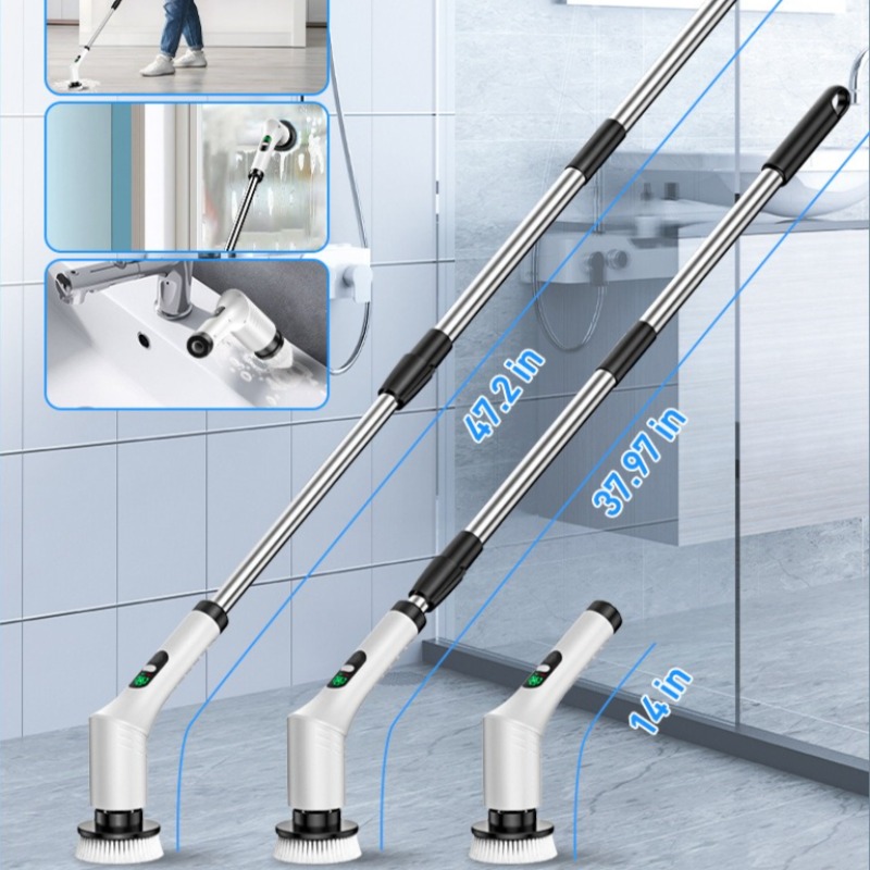 Electric Spin Scrubber 9 in 1  - Commercial Kitchen Tiles ulasan dan harga