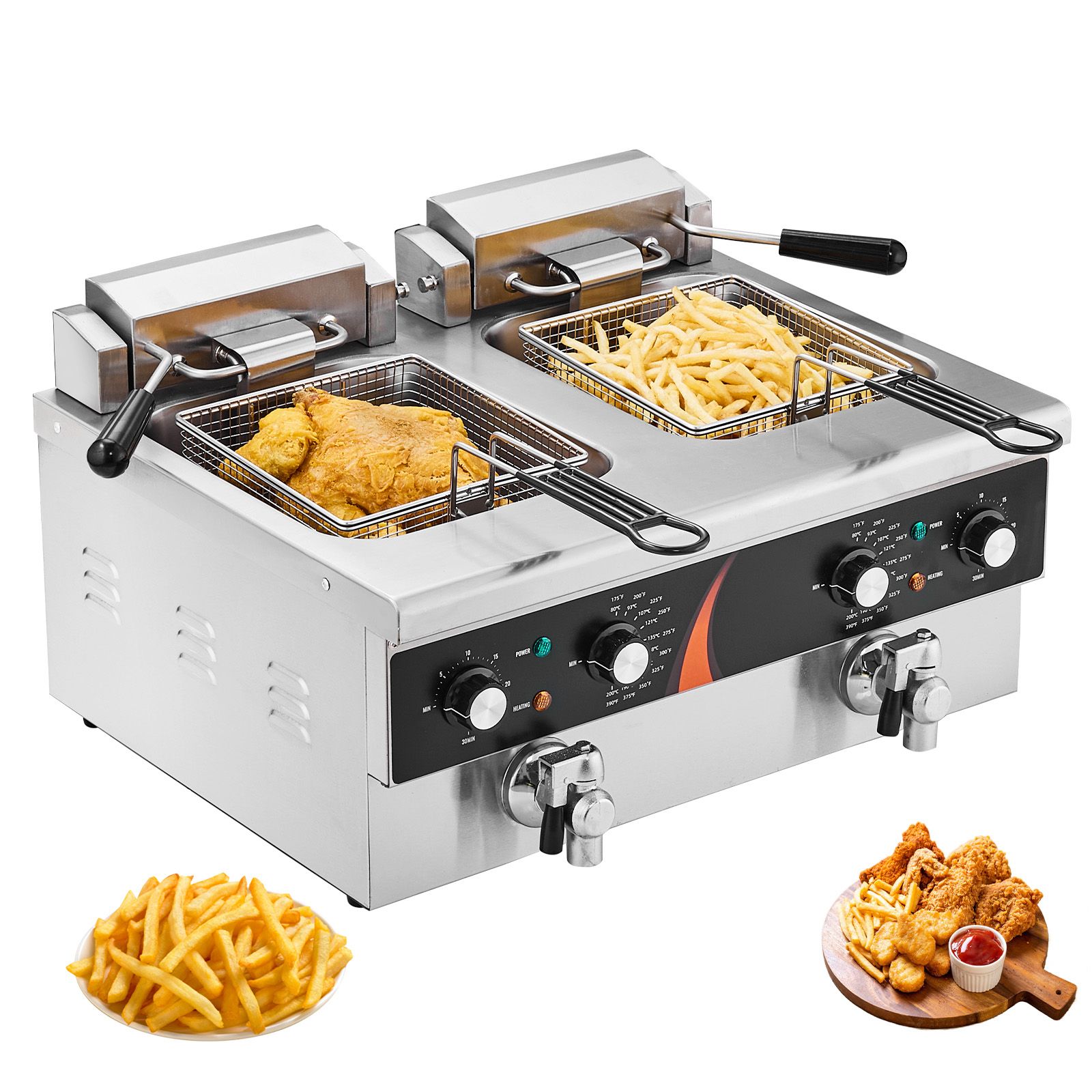 Commercial Deep Fryer 3500W, D - Induction Cooker Commercial ulasan dan harga