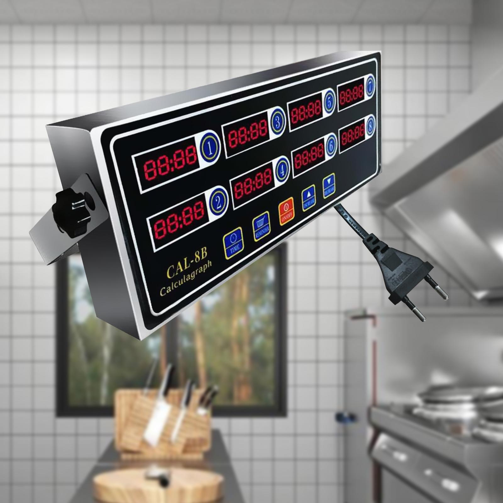 Commercial 8 Channels Digital  - Commercial Kitchen Timer ulasan dan harga