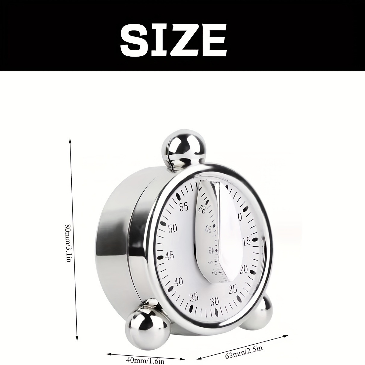 Visible Mechanical Timer, 60-M - Commercial Kitchen Timer ulasan dan harga