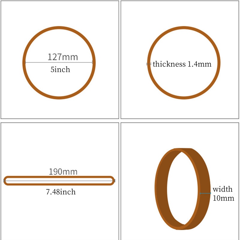 Large Rubber Bands 10 Pcs Long - Commercial Kitchen Items ulasan dan harga