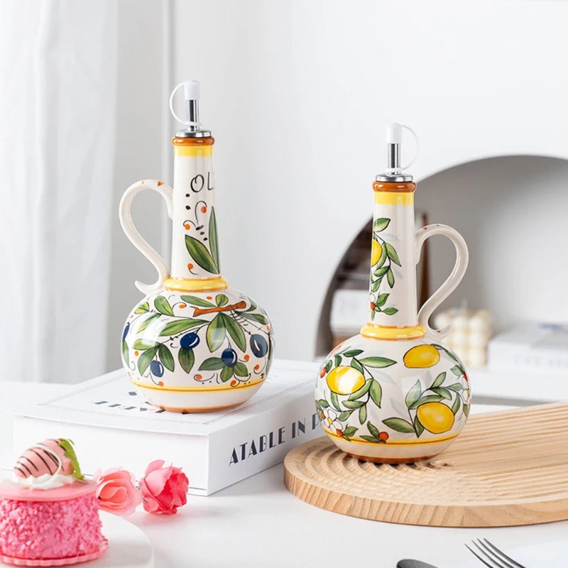 Ceramic Oil Bottle Soy Sauce B - Commercial Kitchen Items ulasan dan harga